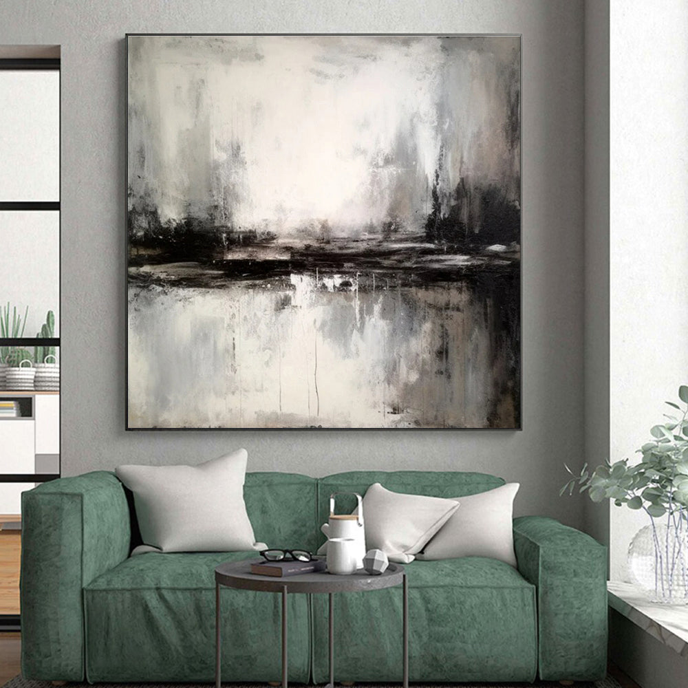 Large Modern Abstract Wall Decor for Senior Living Community Activity Rooms