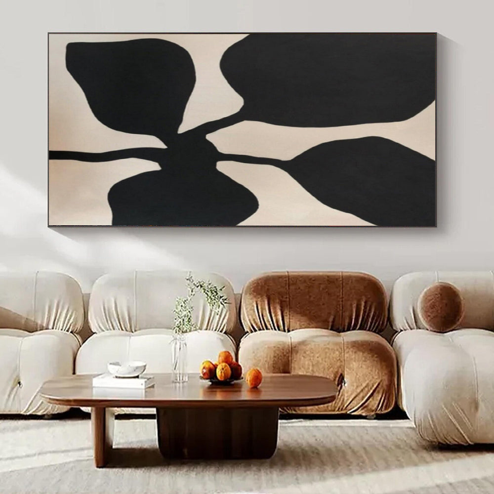 Extra-Vast Hand-Painted Modern Abstract Artwork for Exclusive Villa Bedrooms