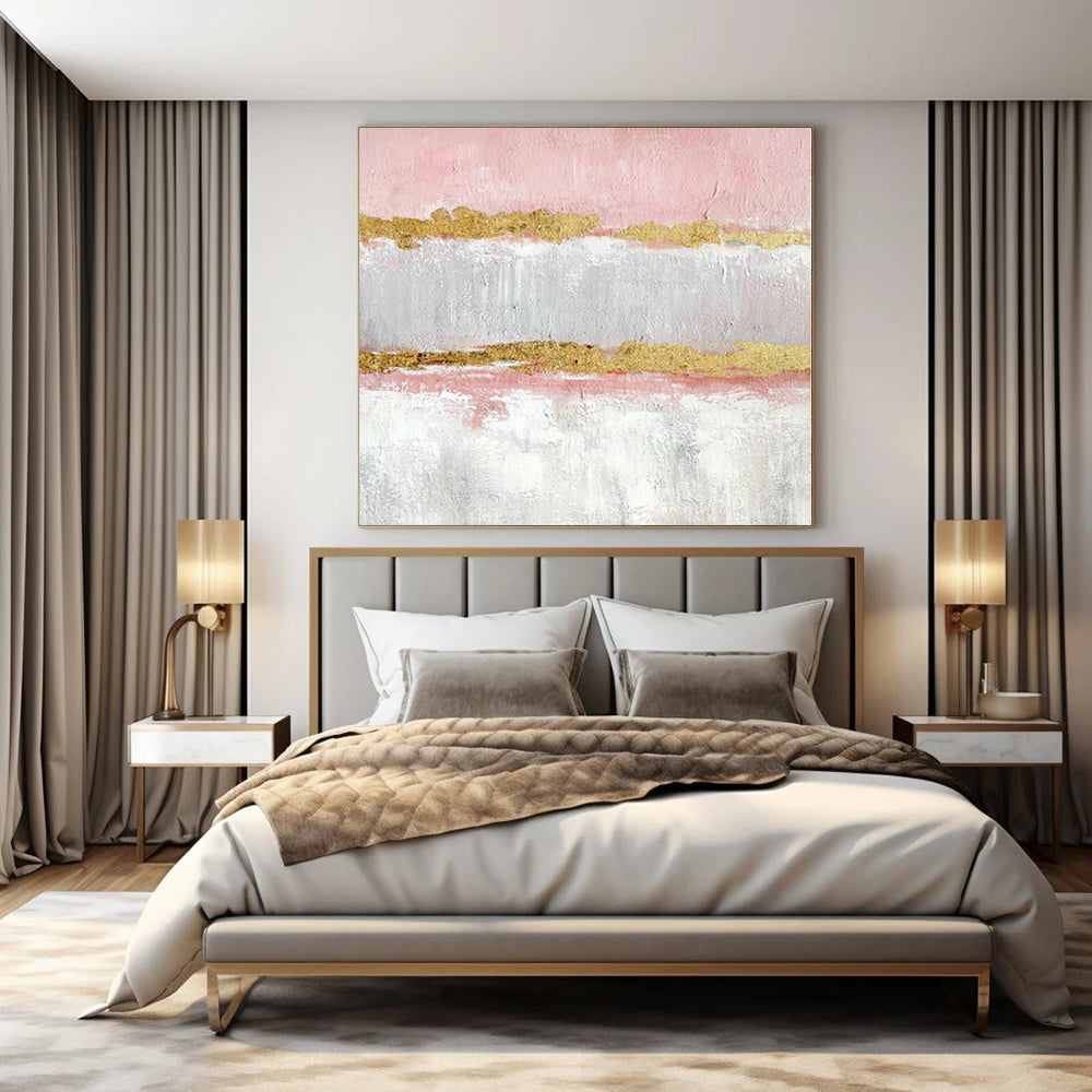 Giant Abstract Art for She Shed / He Shed Interiors - Made to Order Acrylic on Linen
