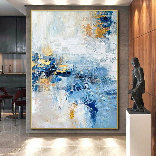 Huge Hand-Finished Abstract Painting for Luxury Residences LargeART0643