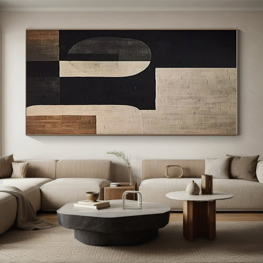 Monumental Contemporary Abstract Art for Outdoor Event Tent Backdrops