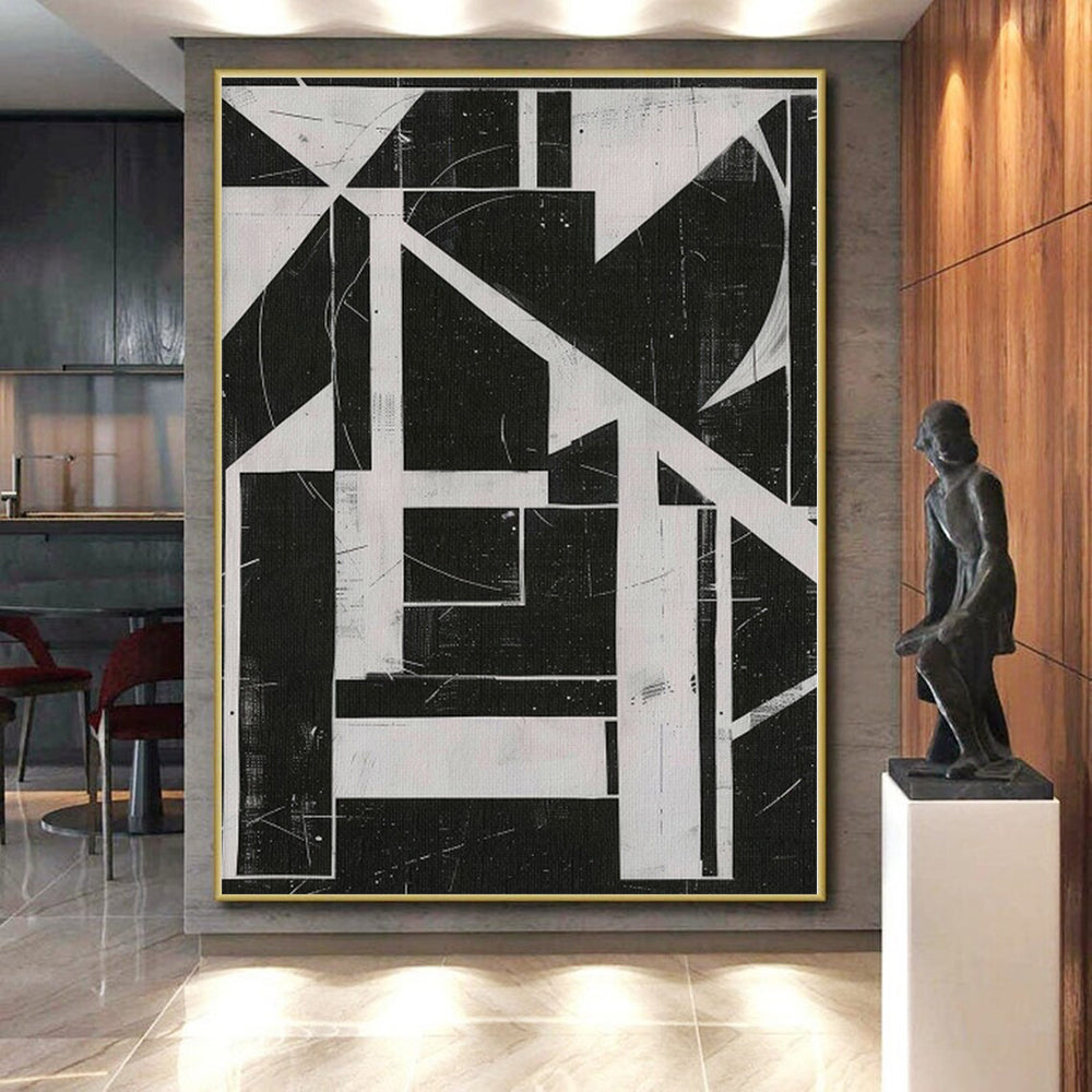 Immense Made-to-Order Abstract Painting for Home Music Studio Walls