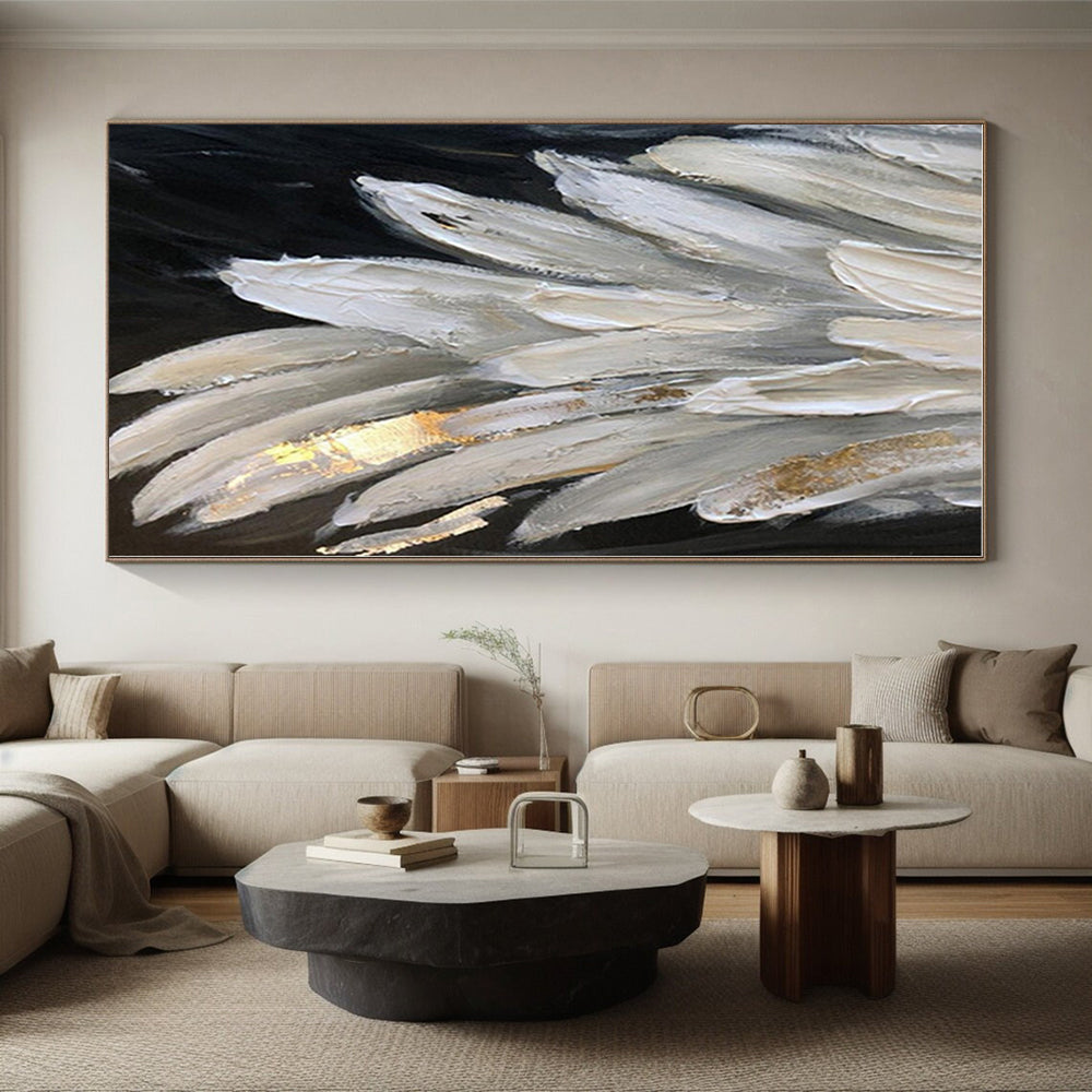 Mammoth Made-to-Order Abstract Canvas for Kitchen Island Feature Wall