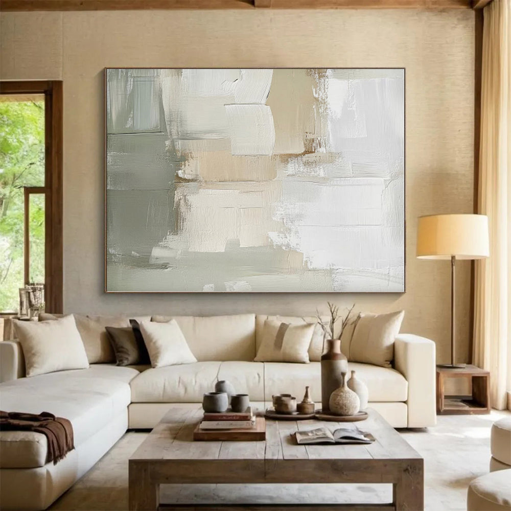 Colossal Custom Abstract Canvas for Pet Playpen Interior Wall