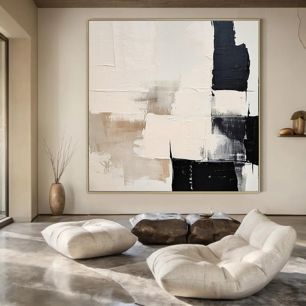 Giant Hand-Painted Contemporary Abstract Tech Art for Startup Incubator Co-Creation Spaces