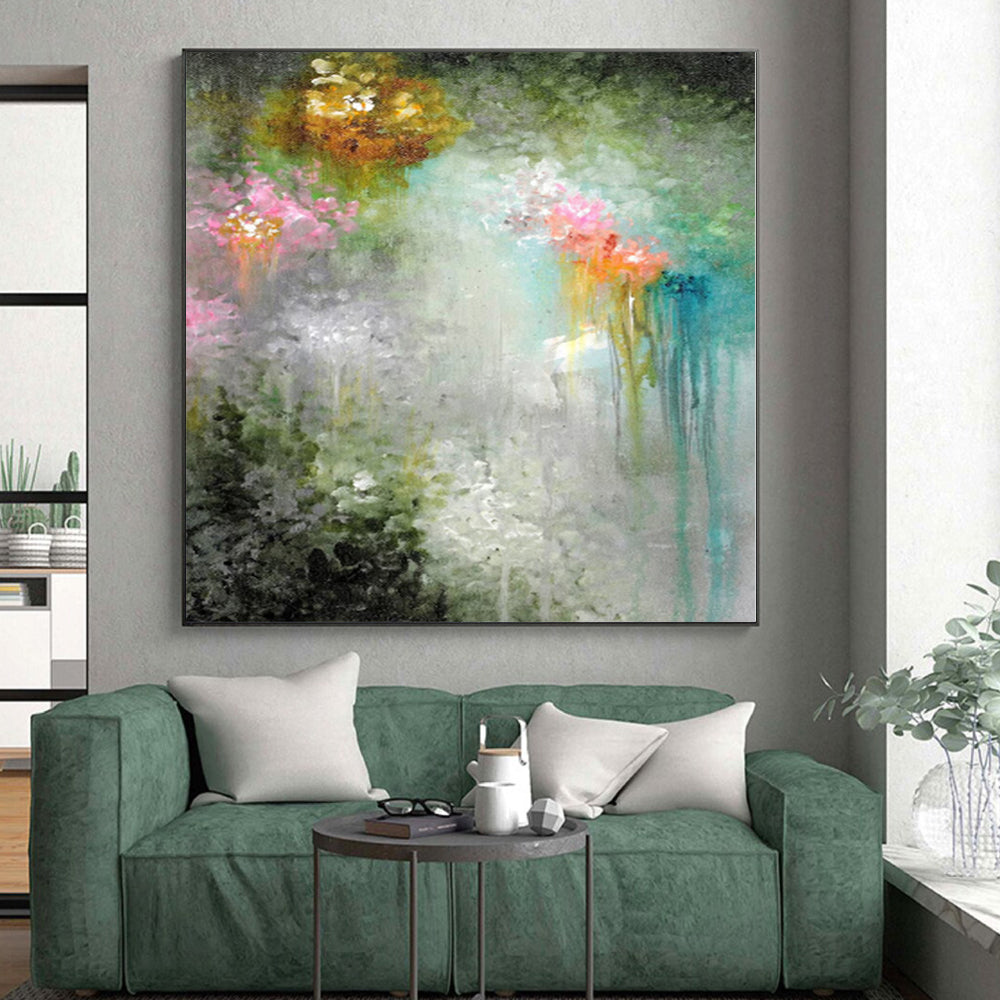 Giant Abstract Labyrinth Art - Made to Order Resin for Corporate Wellness Centers