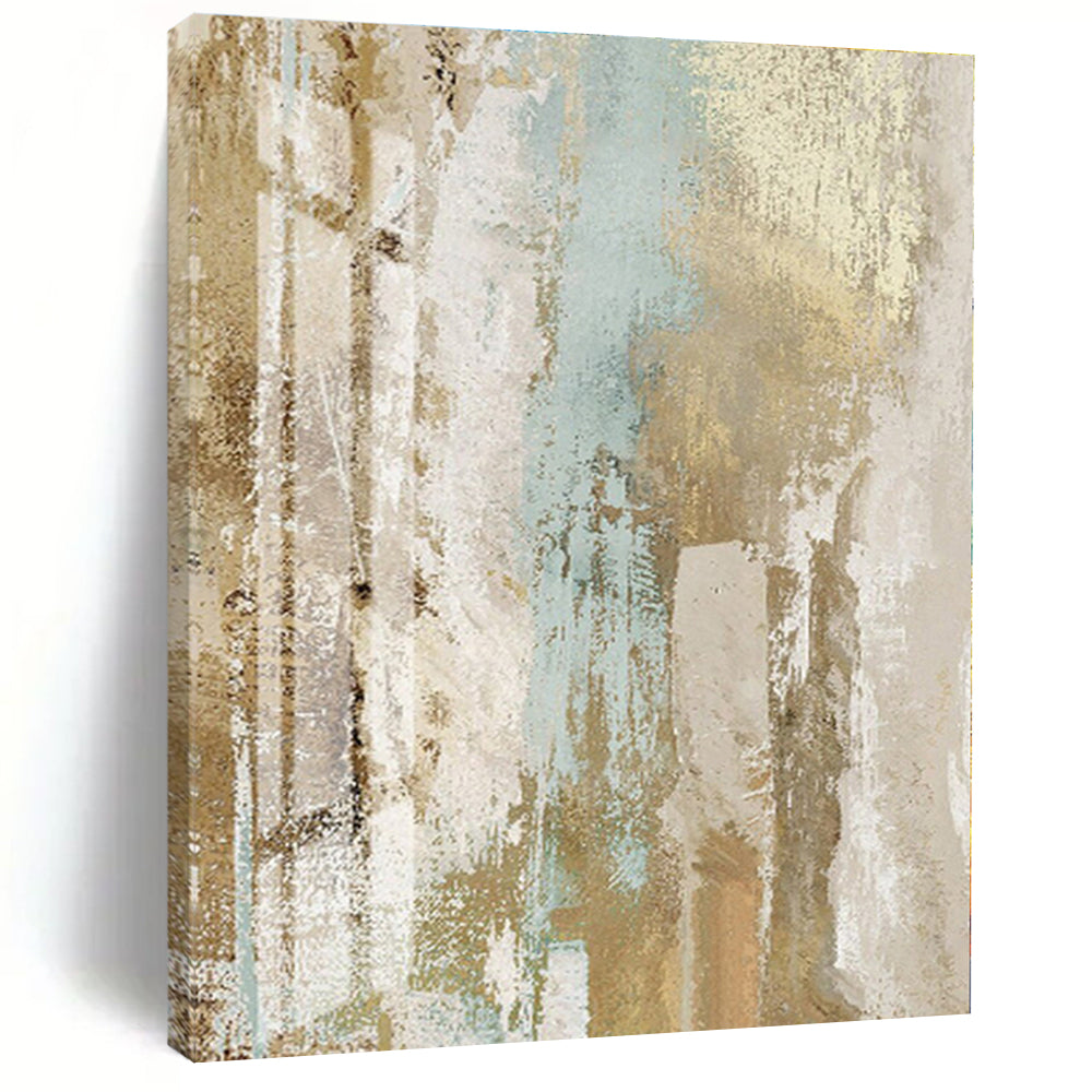 Huge Custom Abstract Art for Bathroom Shower Enclosure Wall