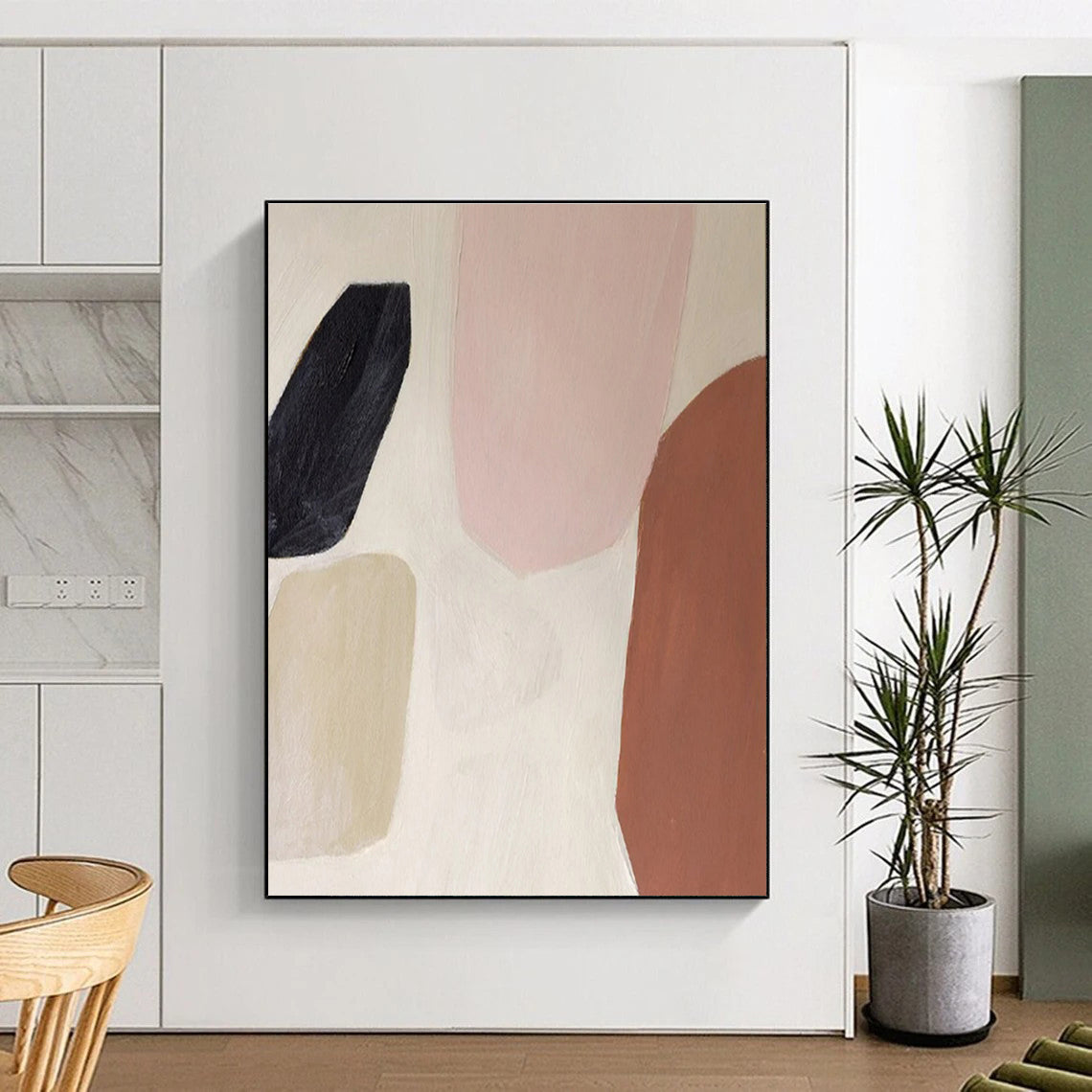 Massive Hand-Finished Abstract Art for Yoga Studios LargeART0656