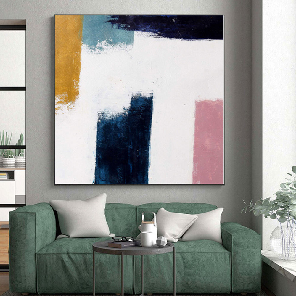Oversized Abstract Botanical Painting - Made to Order Gouache for Botanical Garden Gift Shops