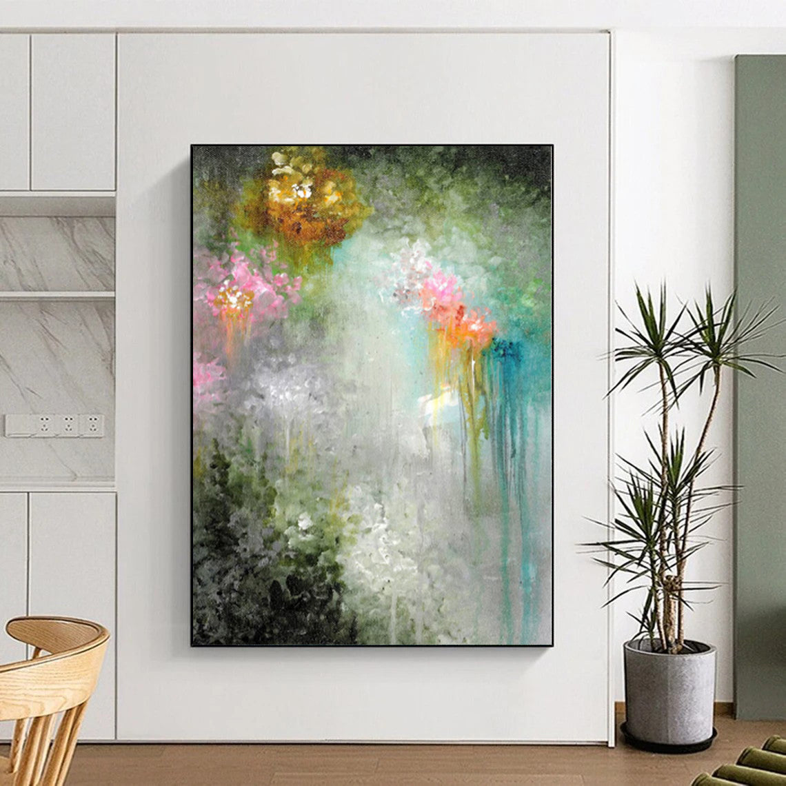 Giant Abstract Labyrinth Art - Made to Order Resin for Corporate Wellness Centers