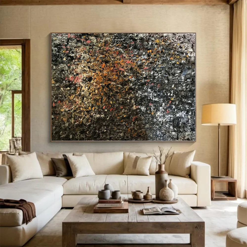 Extra-Large Custom Abstract Wall Art for Laundry Room Utility Sink Area