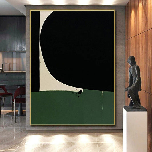 Vast Made-to-Order Hand-Painted Abstract Canvas for Co-Working Spaces LargeART0651