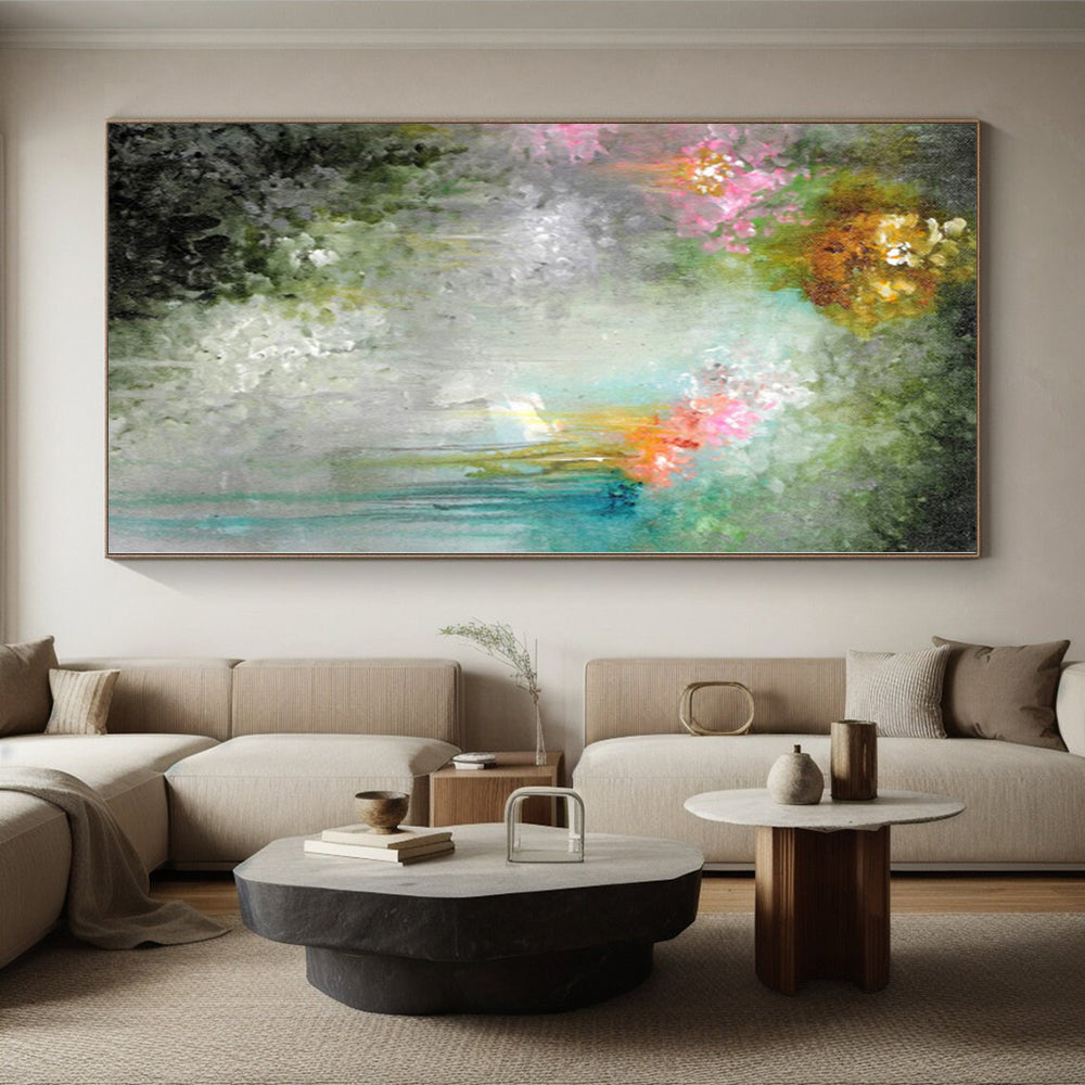 Giant Abstract Labyrinth Art - Made to Order Resin for Corporate Wellness Centers
