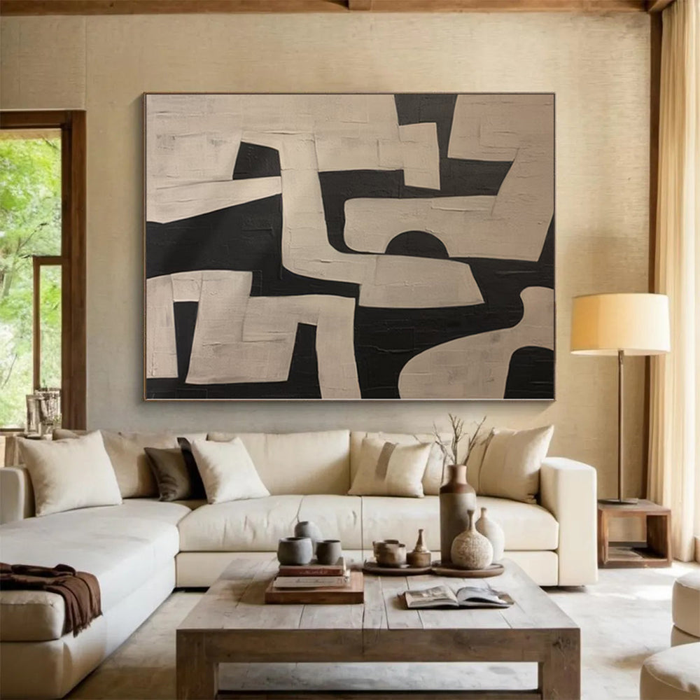 Monumental Hand-Painted Abstract Art for Event Venue Centers