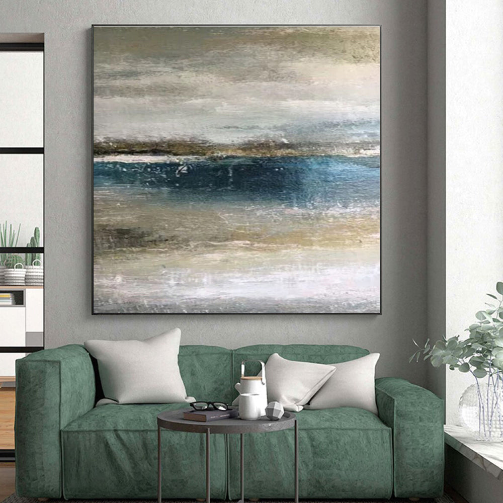 Custom Giant Hand-Painted Abstract Painting for Home Bar Back Wall LargeART0590
