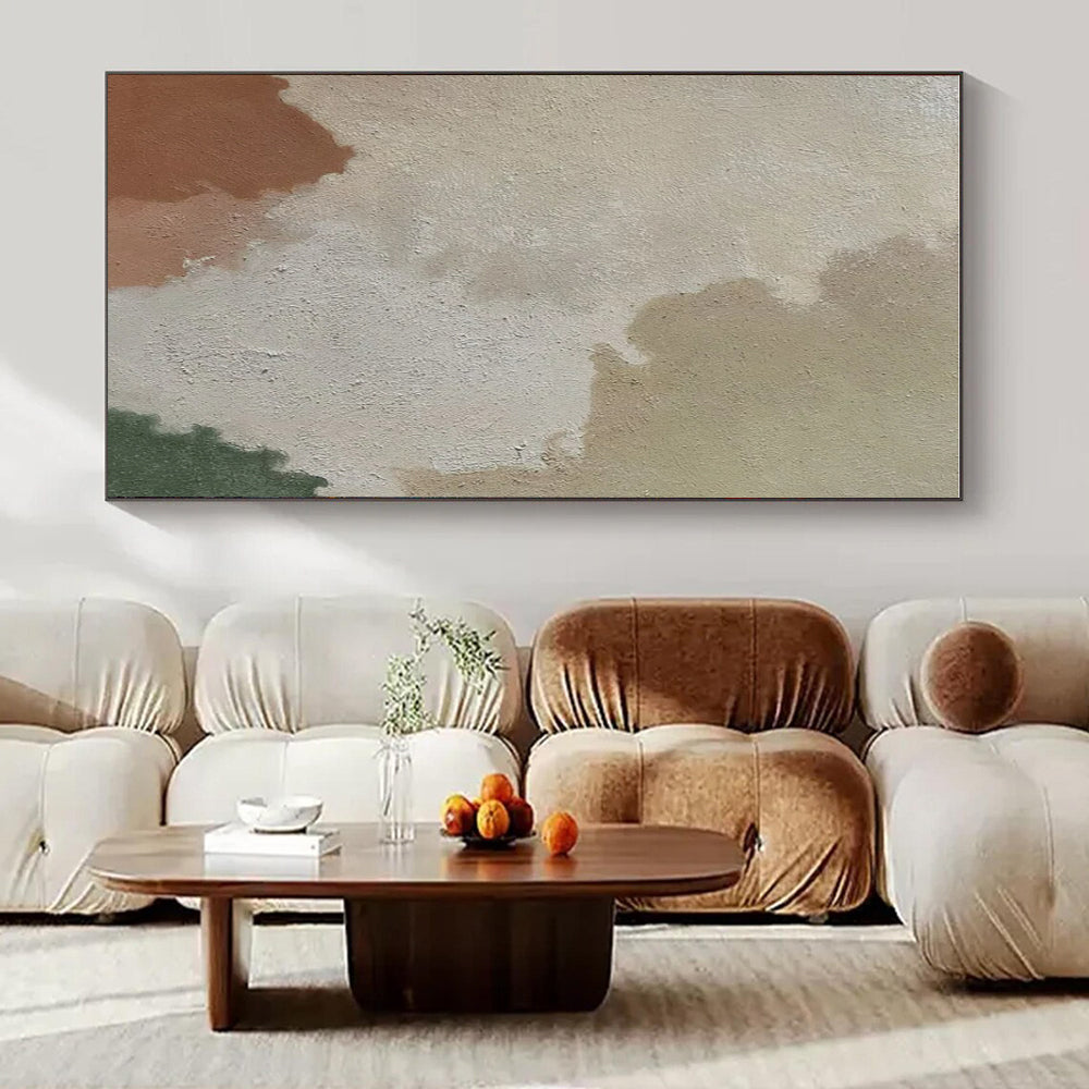 Hand-Painted Personalized Abstract Canvas for Office & Hotel Rooftop Bars