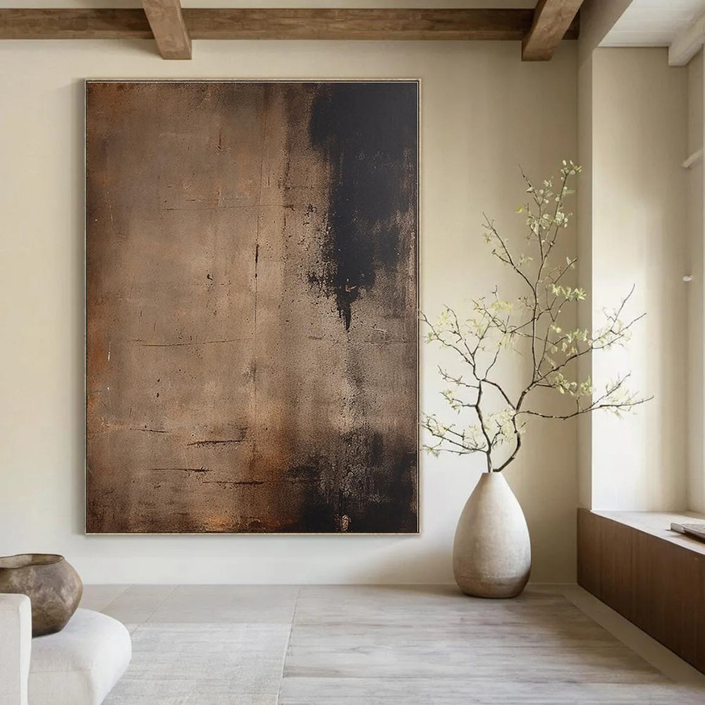 Hand-Painted Personalized Abstract Canvas for Office and Bedroom