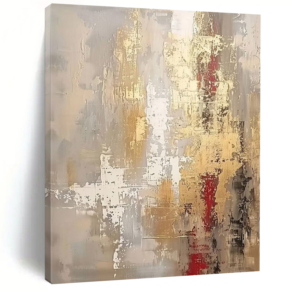 Hand-Painted Large Modern Abstract Wall Art for Family Home Great Rooms