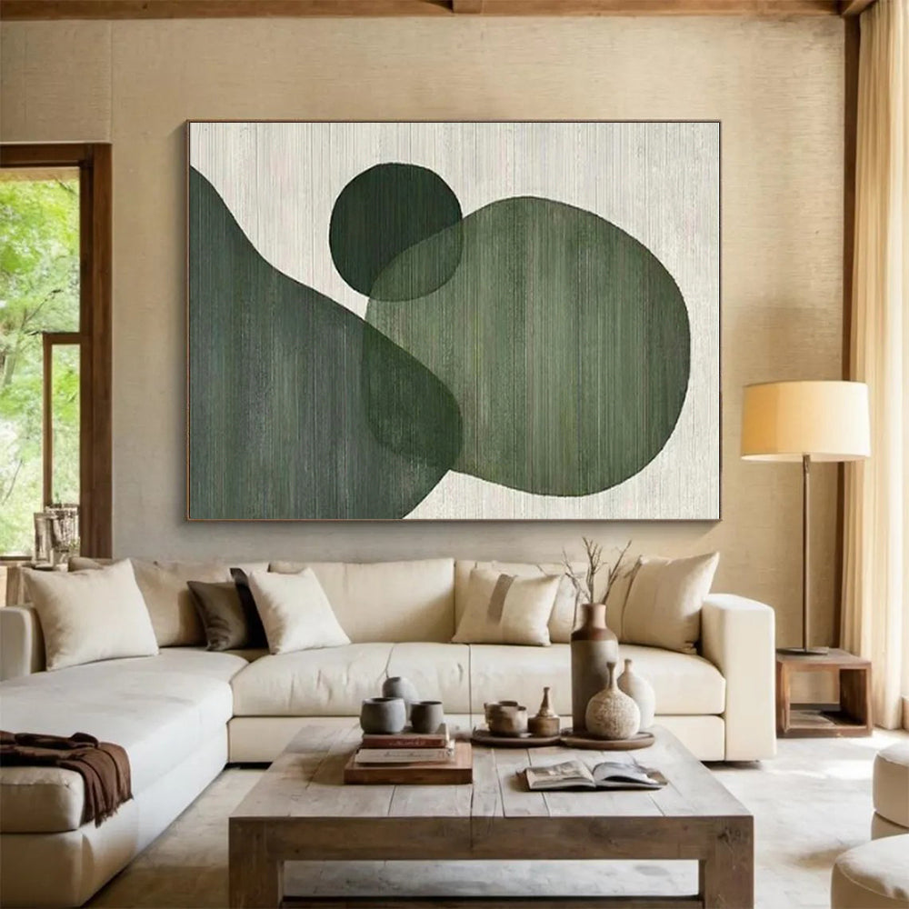 Custom Large Hand-Painted Abstract Painting for Home Music Studio Performance Wall LargeART0593