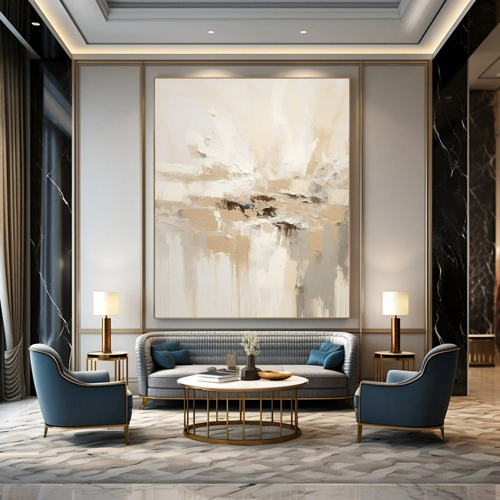 Hand-Painted Personalized Abstract Art for Bar and Bedroom