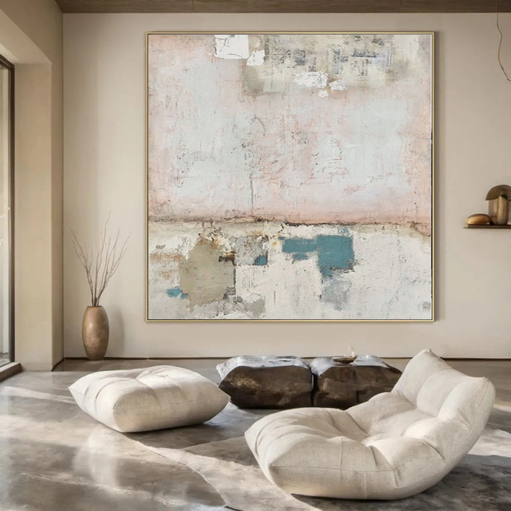 Grand Made-to-Order Abstract Canvas for Music Venue Foyers