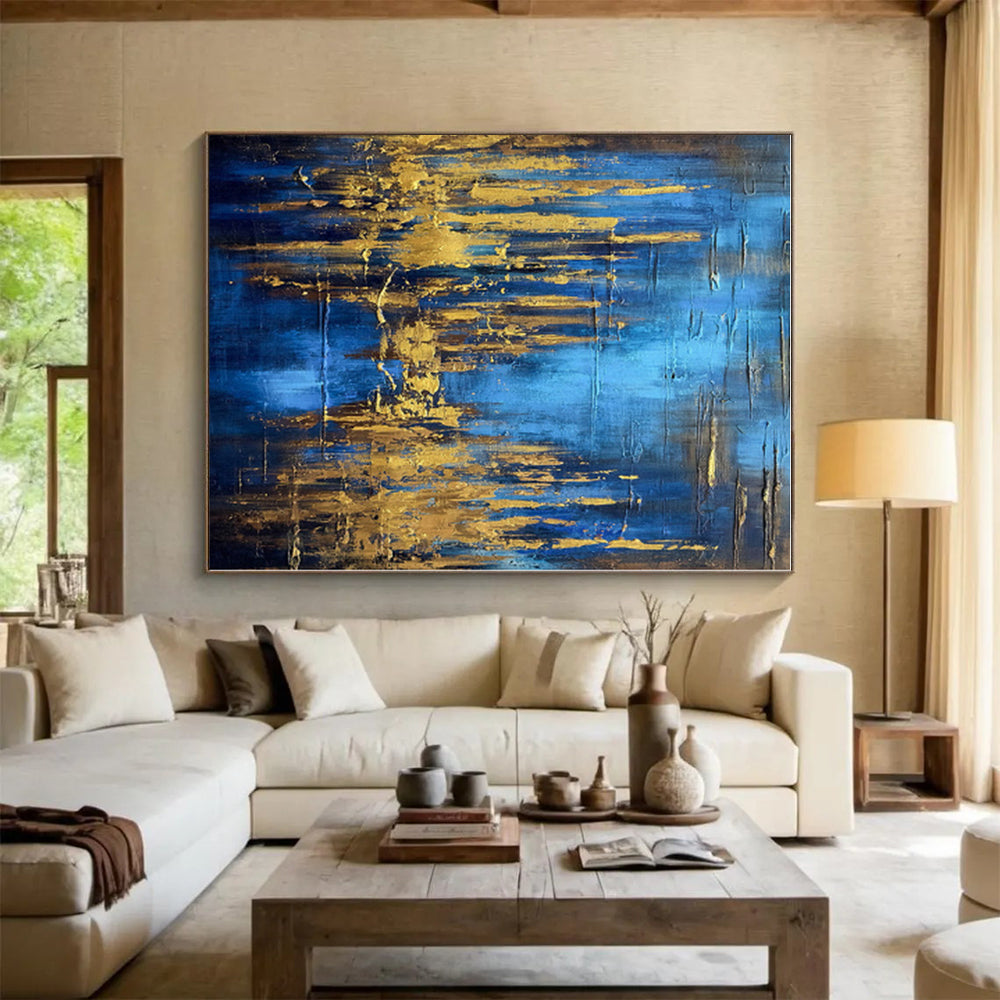 Super-Sized Custom Abstract Wall Art for Home Craft Room Worktable Wall