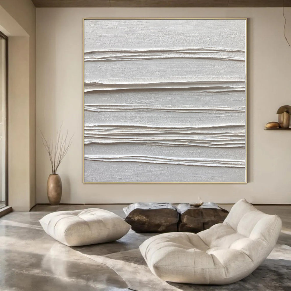 Custom Hand-Painted Abstract Art for Bedroom and Hotel Poolside Cabanas