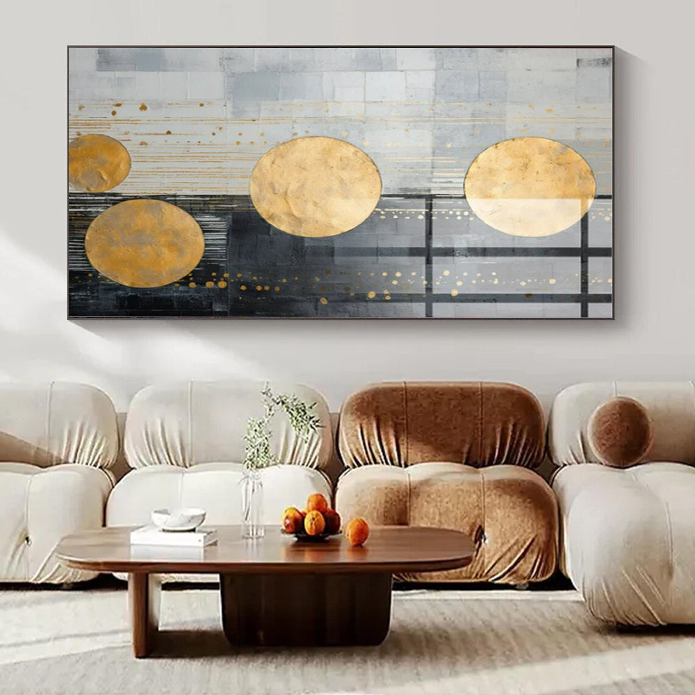 Starry Night Reimagined Hand-Painted Abstract Art for Teen Bedrooms
