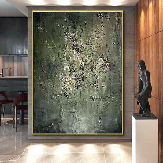 Bespoke Oversized Hand-Painted Abstract Art for Interior Enhancement LargeART0633