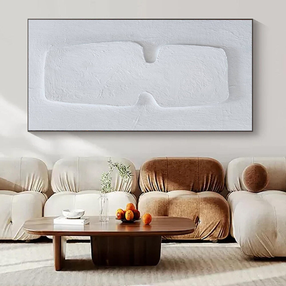 Colossal Hand-Painted Contemporary Abstract Canvas for Grand Hotel Ballrooms