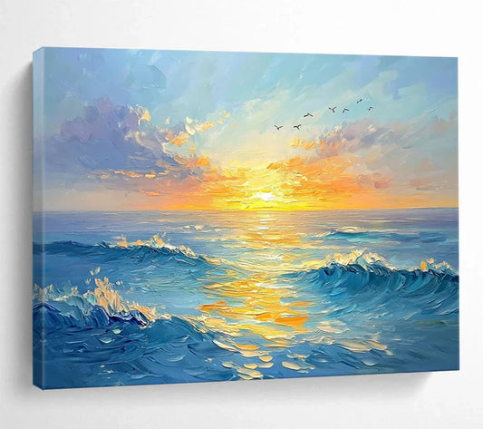 A Symphony of Light and Emotion: Appreciating Sunset Sea Symphony