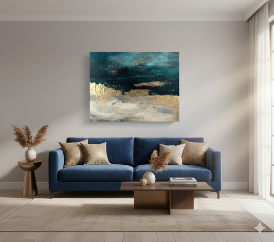 The Timeless Appeal of Blue Abstract Painting for Modern Interiors