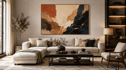 Horizontal Abstract Wall Art Above Couch: The Complete 2026 Guide to Creating a Stunning Living Room Focal Point