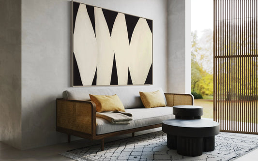 How to Choose the Perfect Size: A Guide to Oversized Abstract Wall Art for Your Living Room