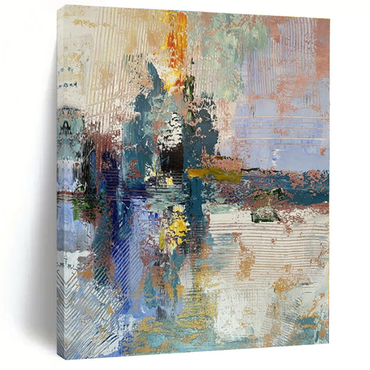 Hand-Painted Personalized Abstract Painting for Office & Bar