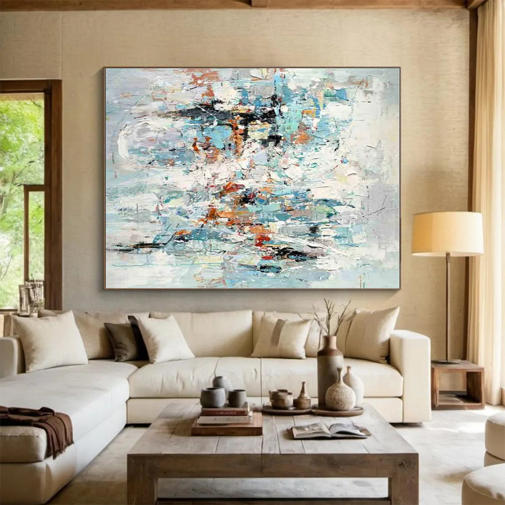 Oversized Contemporary Abstract Canvas for Fashion Show Runway Backdrops