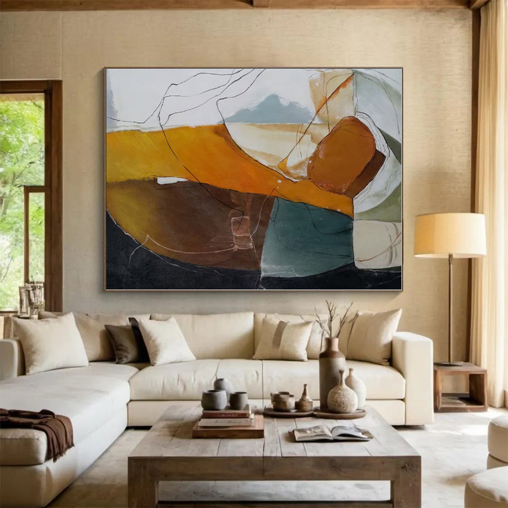 Mammoth Customized Abstract Canvas for Kitchen Pantry Statement Wall
