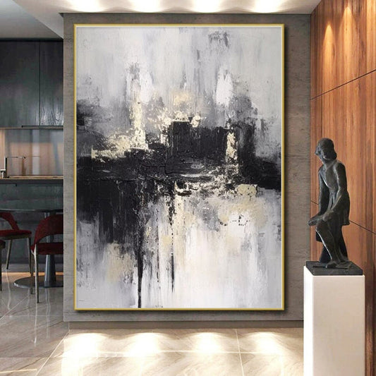 Personalized Whimsical Hand-Painted Abstract Art for Home Office Inspiration Wall