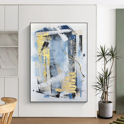 Immense Made-to-Order Abstract Canvas for Kitchen Pantry Feature Walls