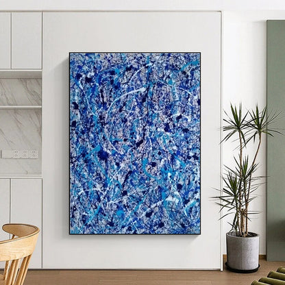 Oversized Contemporary Abstract Painting for Cruise Ship Grand Lobbies