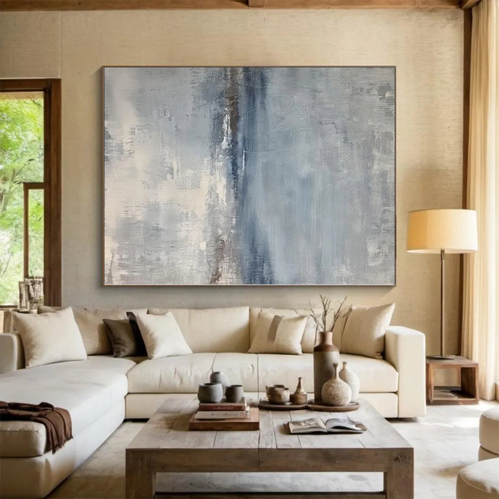 Grand Made-to-Order Abstract Art for Home Indoor Pool Feature Walls