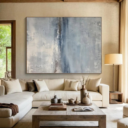 Grand Made-to-Order Abstract Art for Home Indoor Pool Feature Walls