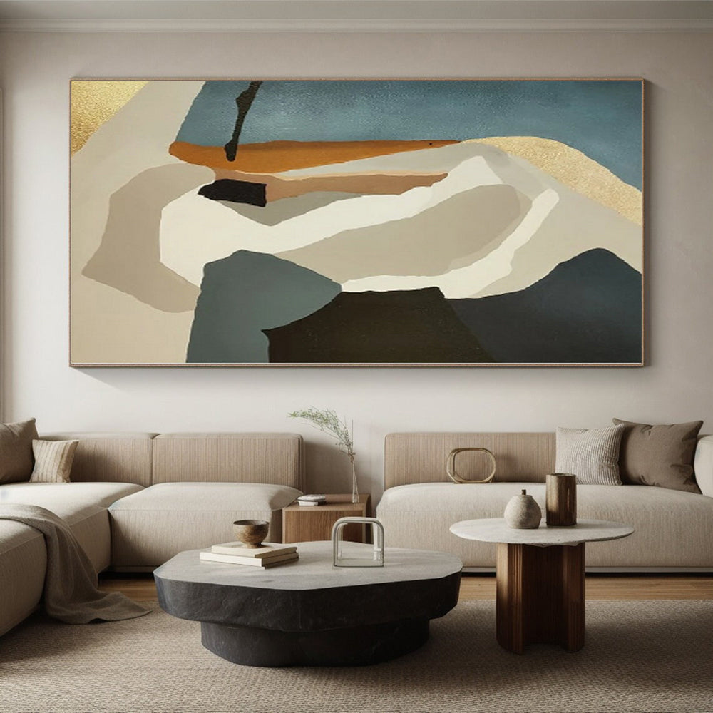 Grand Made-to-Order Abstract Wall Art for Entryway Console Table Walls