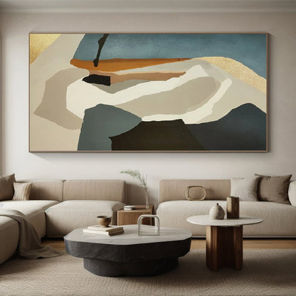 Grand Made-to-Order Abstract Wall Art for Entryway Console Table Walls