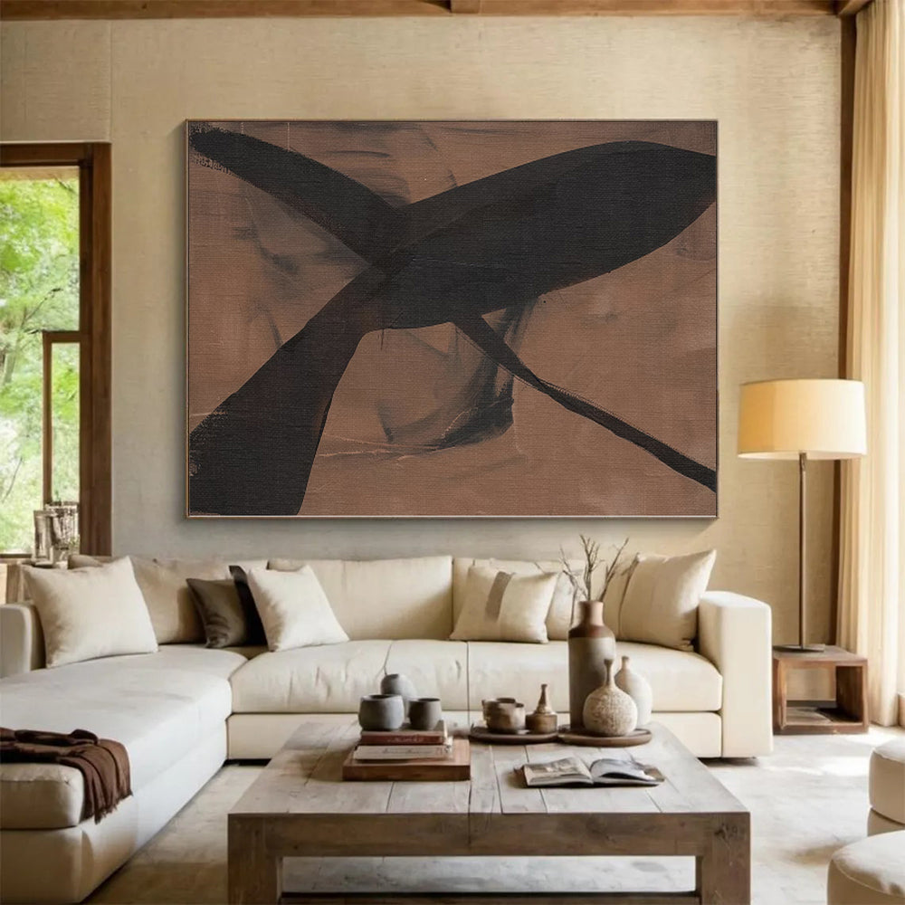 Giant Made-to-Order Abstract Painting for Mudroom Entryways
