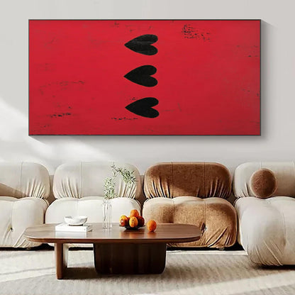 Extra-Huge Hand-Painted Modern Abstract Wall Decor for Urban Art Galleries