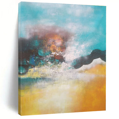 Gigantic Custom Abstract Wall Art for Home Theater Screen Surround Wall