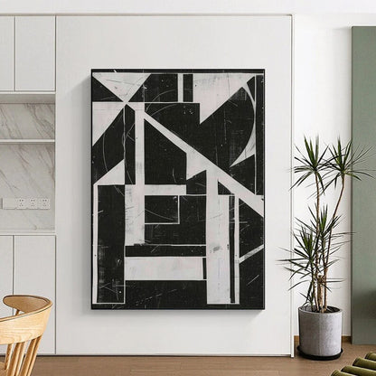 Immense Made-to-Order Abstract Painting for Home Music Studio Walls