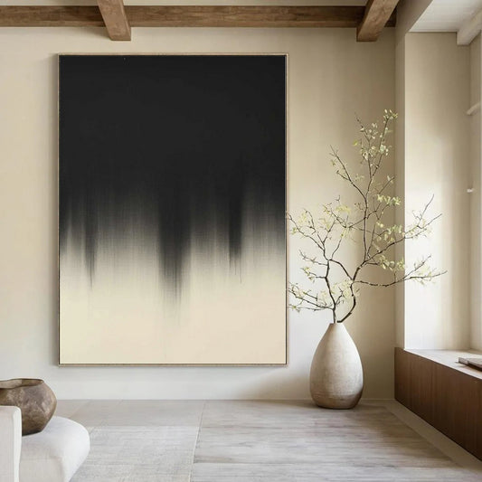 Oversized Abstract Art for Kitchen Breakfast Nooks - Custom Acrylic on Canvas