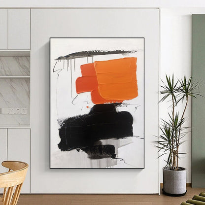 Huge Modern Abstract Art for Basement Home Theater Immersive Design